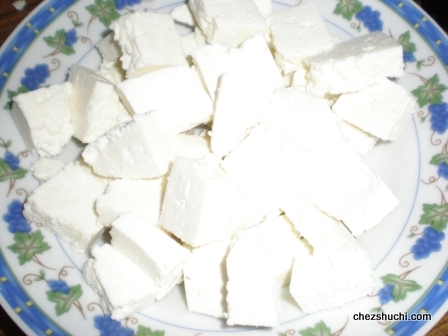 paneer making